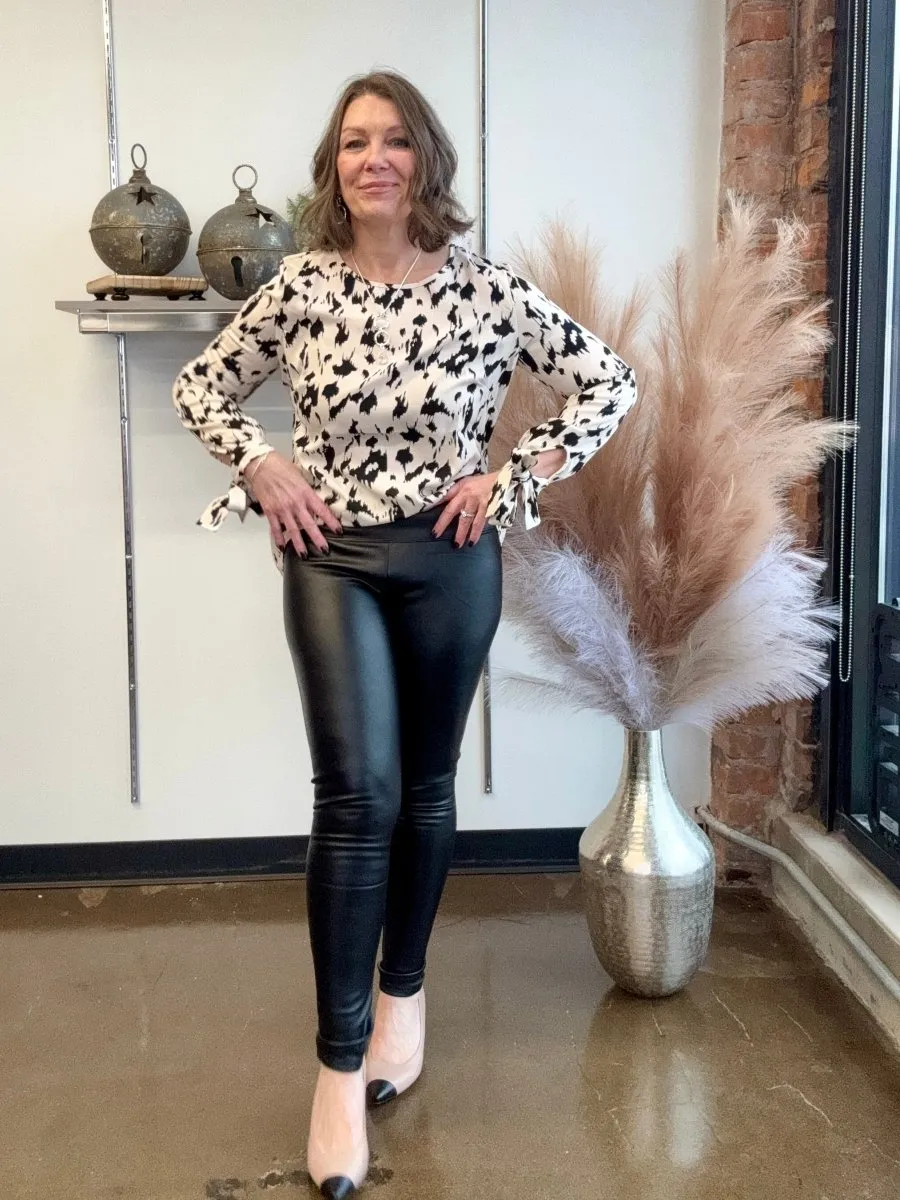 Alexi Faux Leather Legging