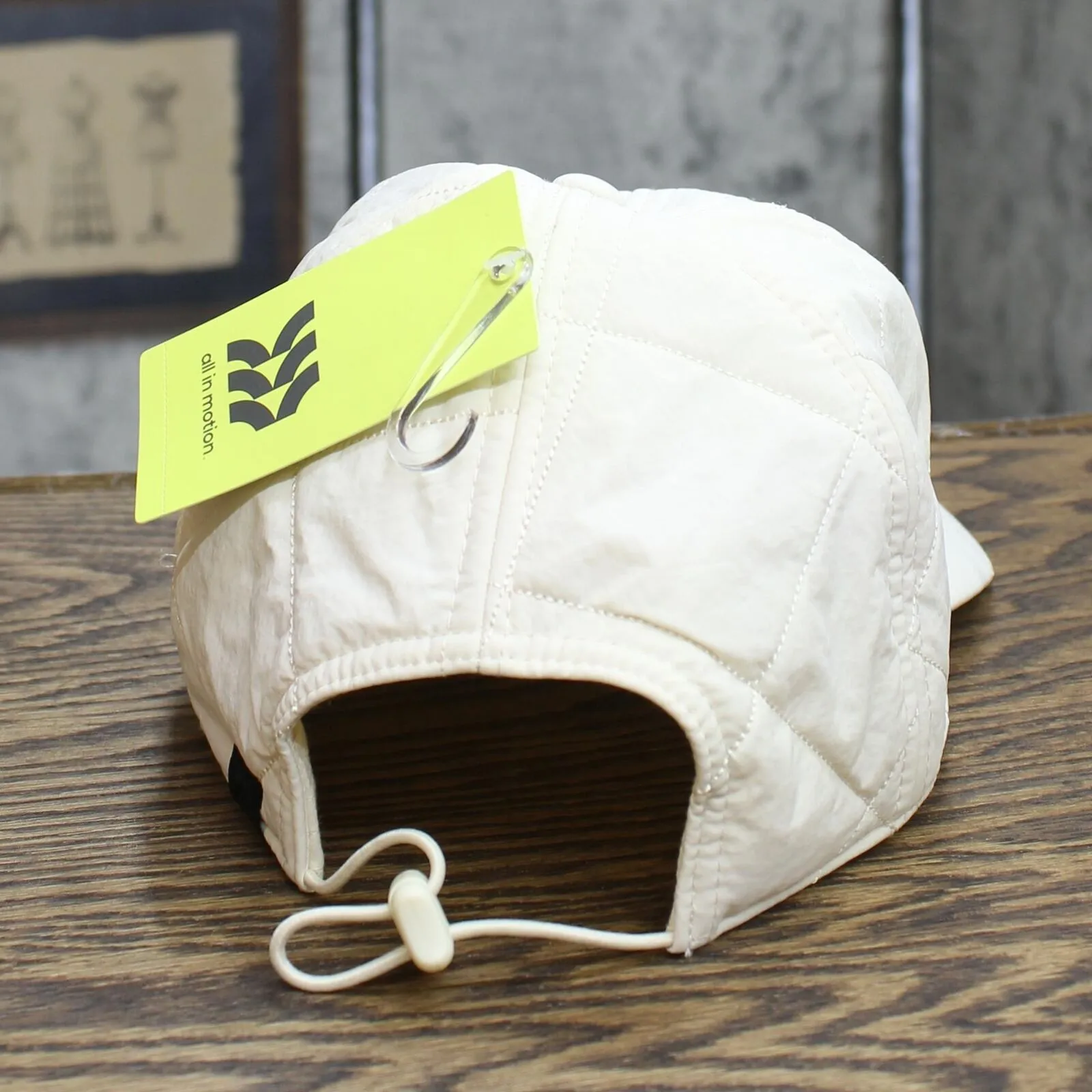 All In Motion Adult Quilted Baseball Hat Light Ivory Adult