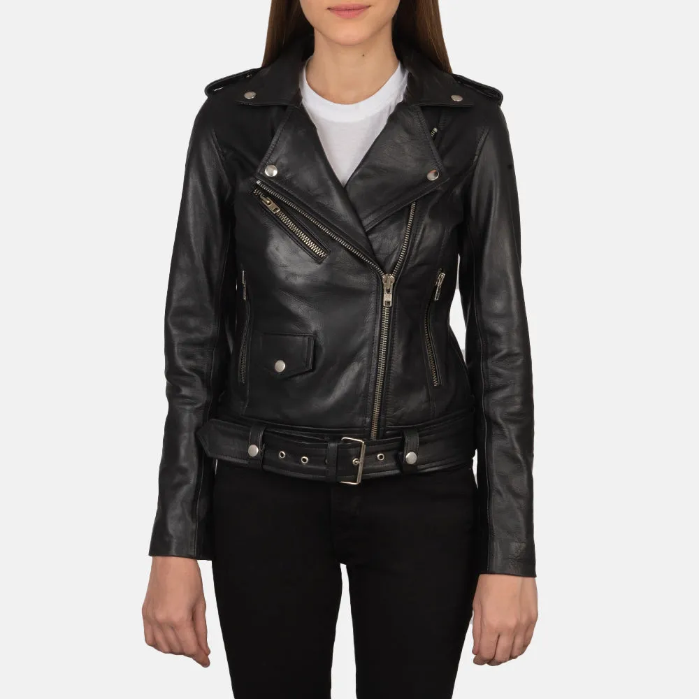 Allure Leather Biker Jacket
