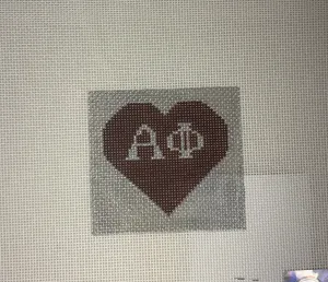 Alpha Phi 3" Square