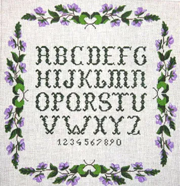 Alphabet Floral