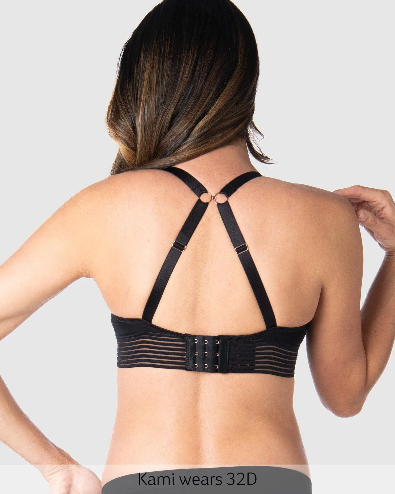 Ambition T-Shirt Nursing Bra - Black