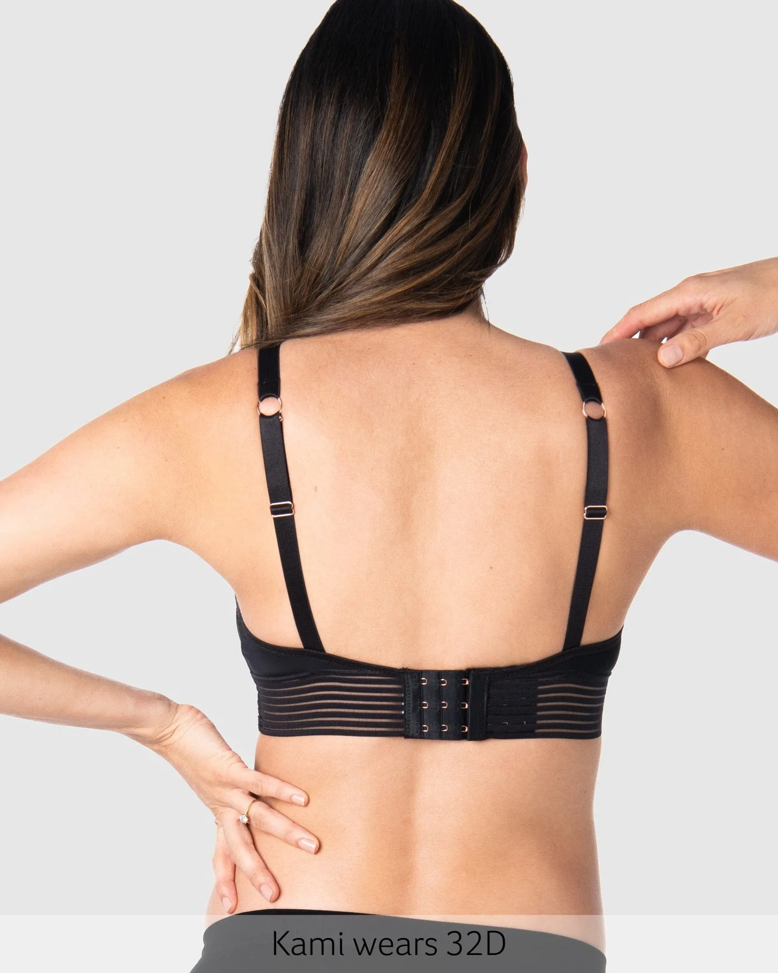 Ambition T-Shirt Nursing Bra - Black