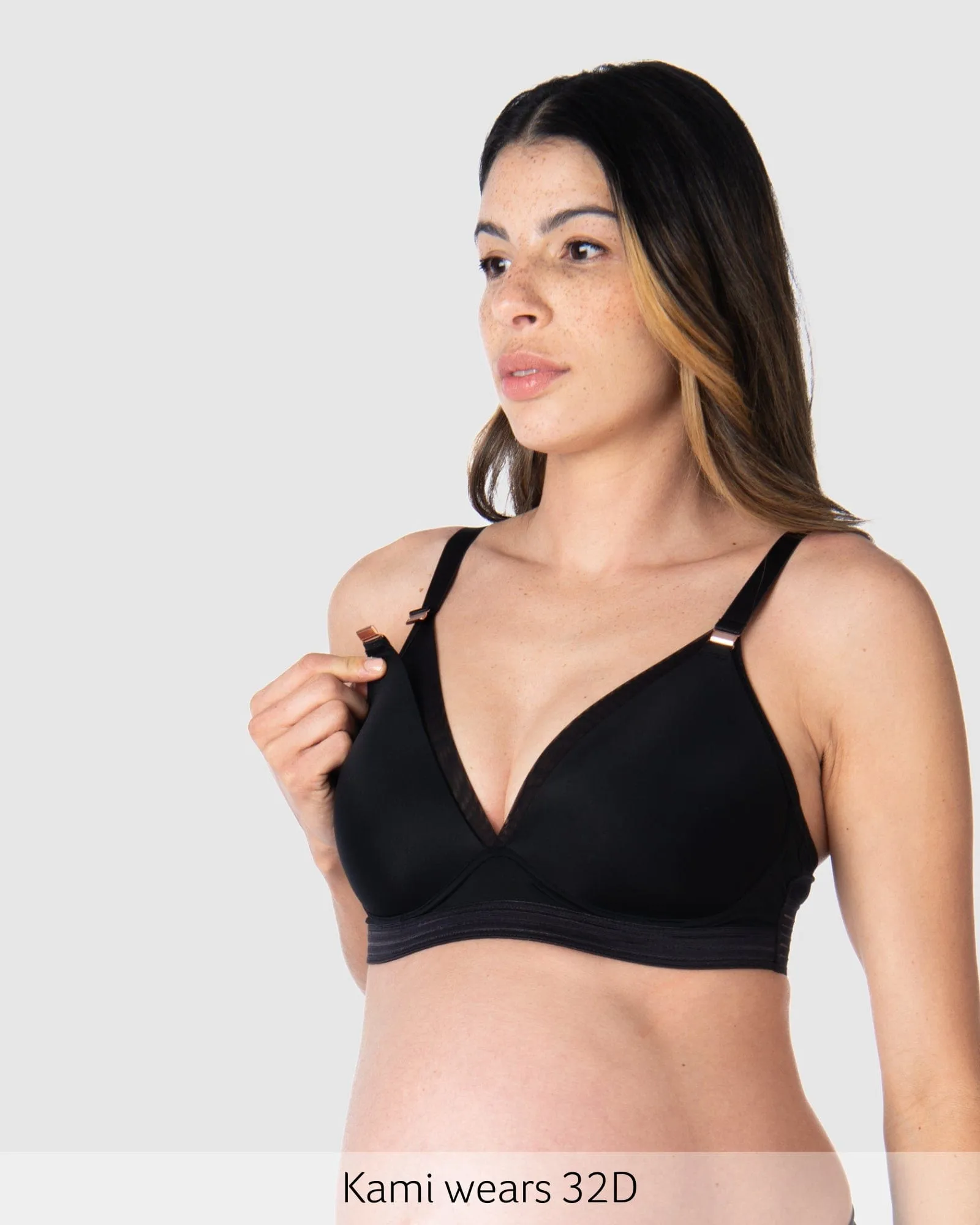 Ambition T-Shirt Nursing Bra - Black