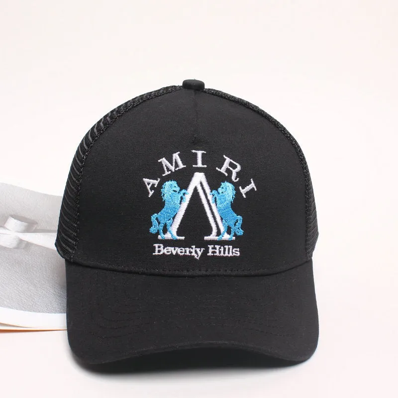 AMIRI Core Logo-Embroidered Baseball Caps