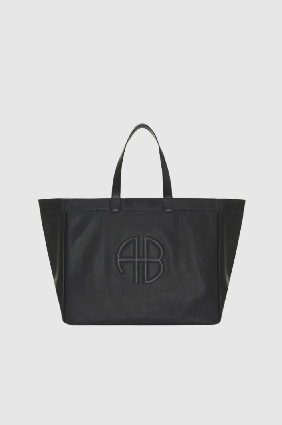 Anine Bing Rio Tote Black Recycled Leather