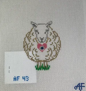 Anne Fisher Needlepoint AF43 I Love Ewe