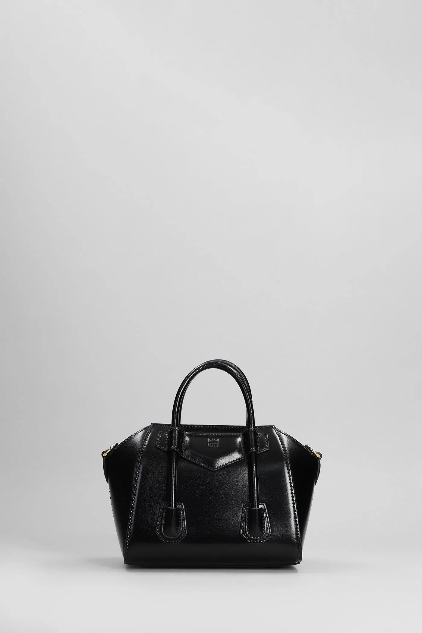 Antigona lock toy Shoulder bag in black leather