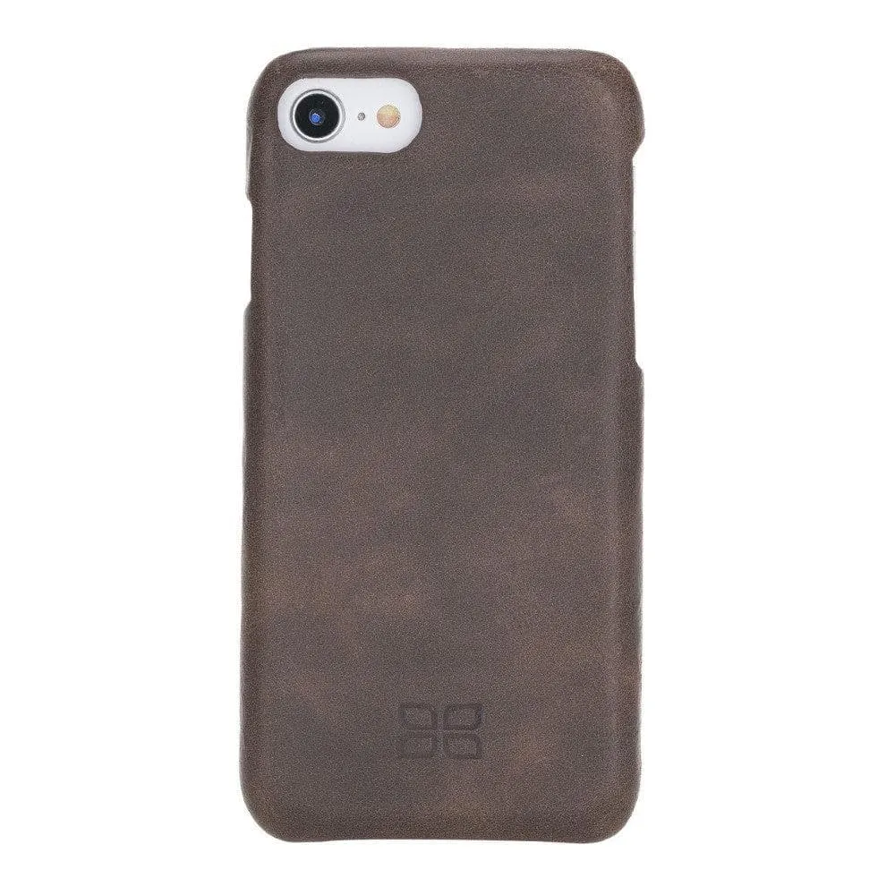 Apple iPhone 7 Series Fully Covering Leather Back Cover Case