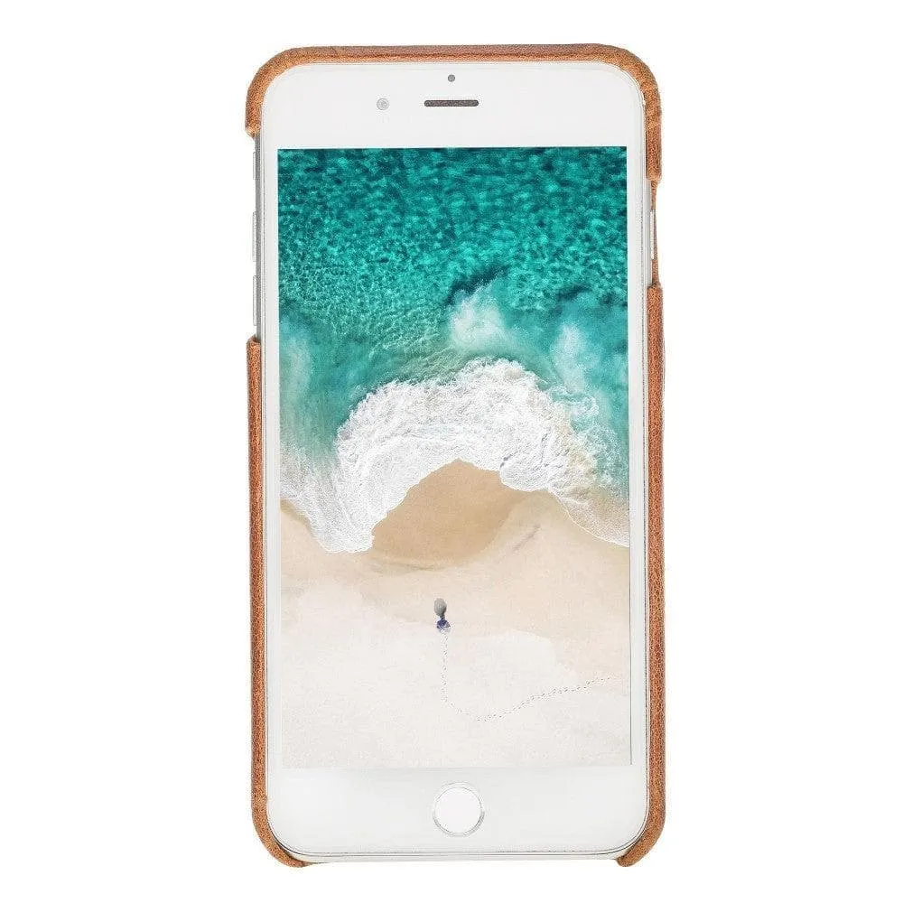 Apple iPhone 7 Series Fully Covering Leather Back Cover Case