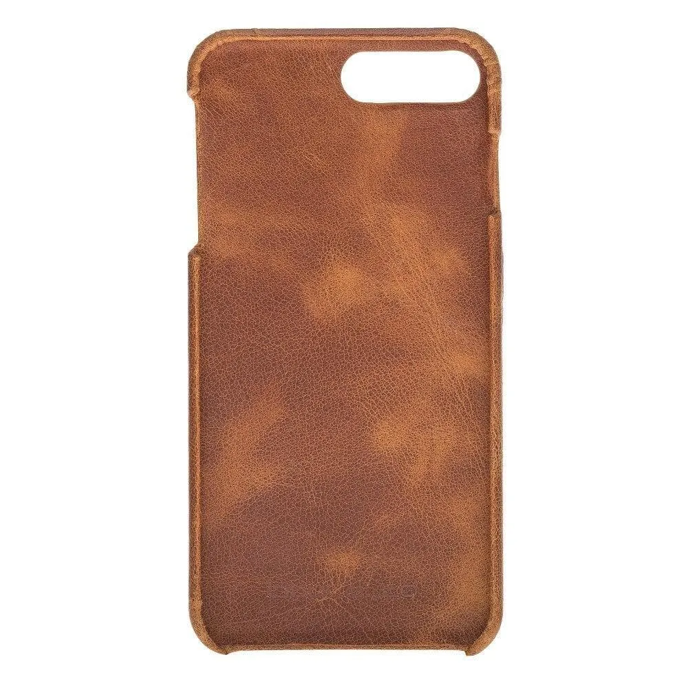 Apple iPhone 7 Series Fully Covering Leather Back Cover Case
