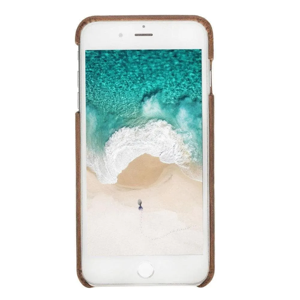 Apple iPhone 7 Series Fully Covering Leather Back Cover Case