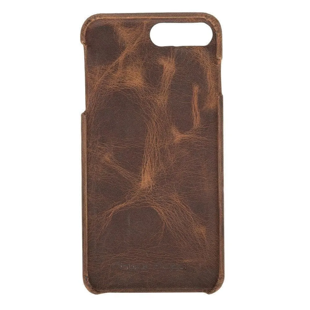 Apple iPhone 7 Series Fully Covering Leather Back Cover Case