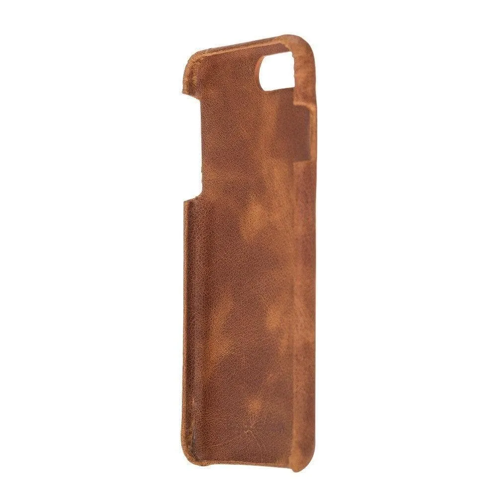 Apple iPhone 7 Series Fully Covering Leather Back Cover Case