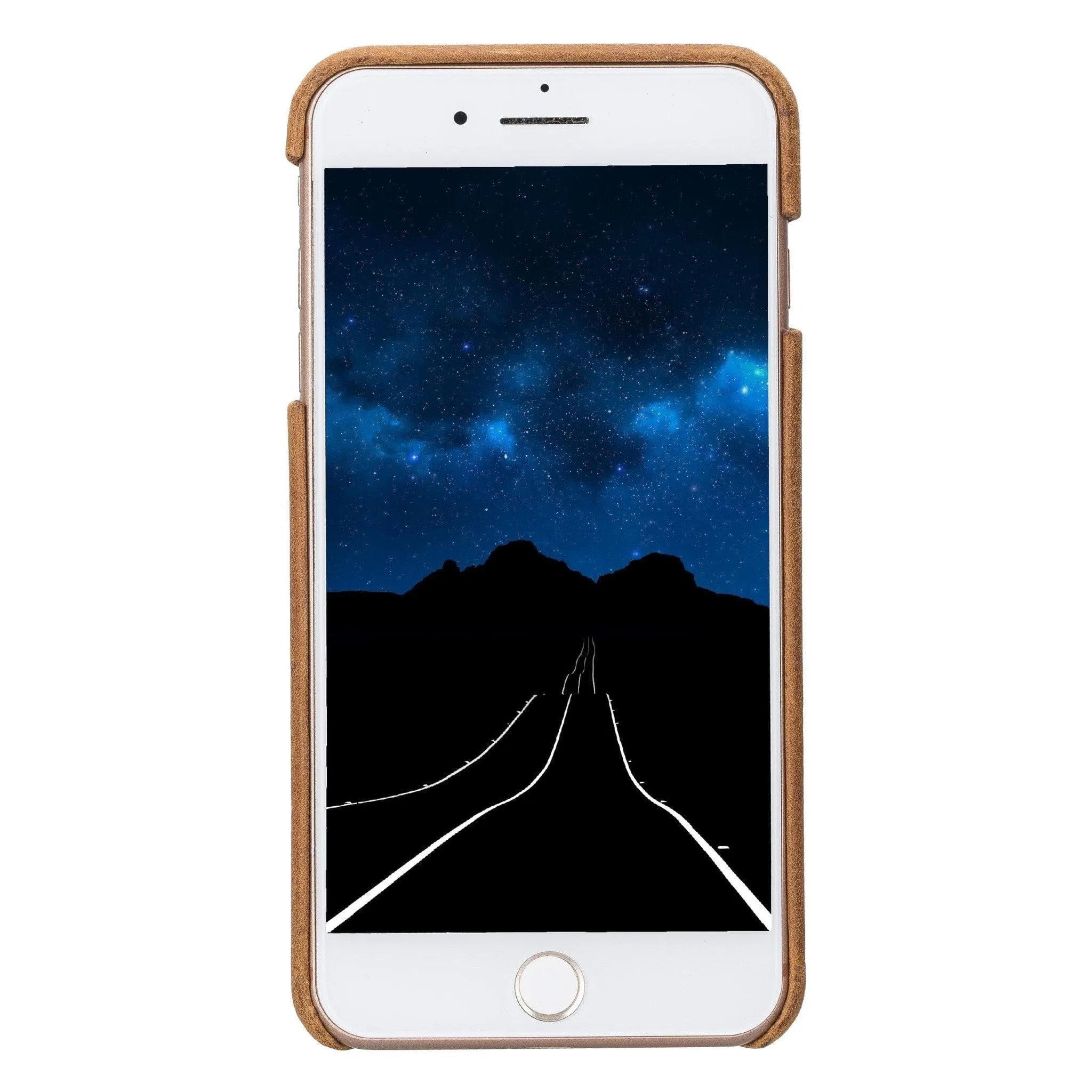 Apple iPhone 7 Series Fully Covering Leather Back Cover Case