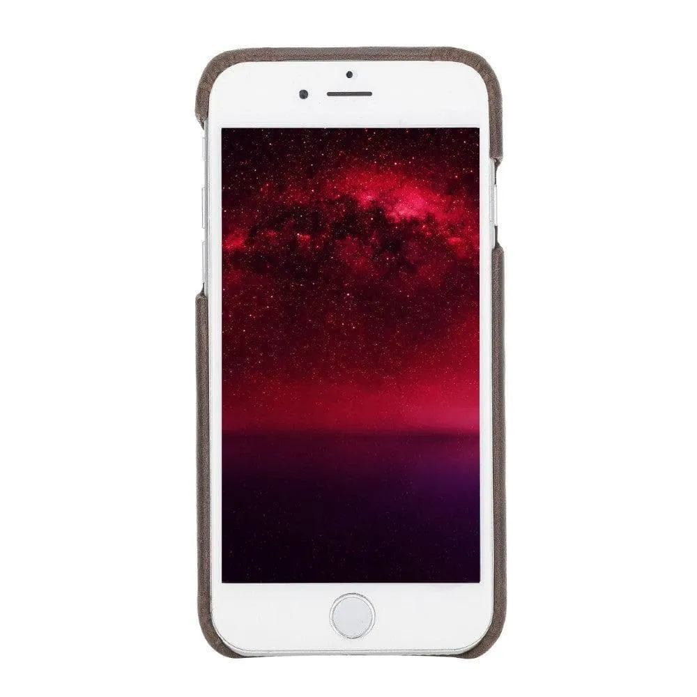 Apple iPhone 7 Series Fully Covering Leather Back Cover Case