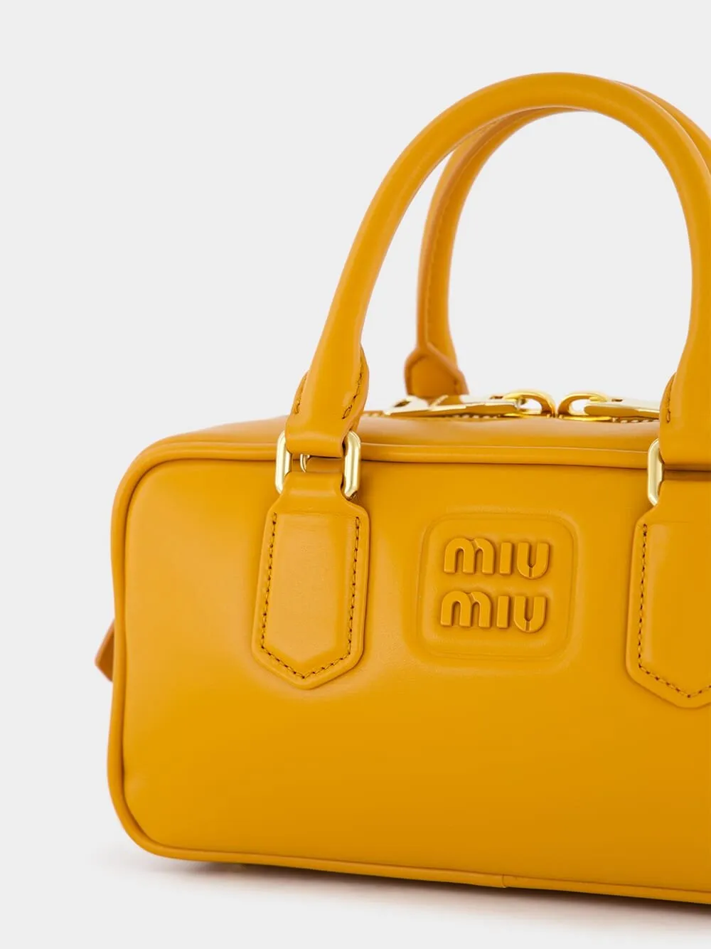 Arcadie Yellow Leather Bag