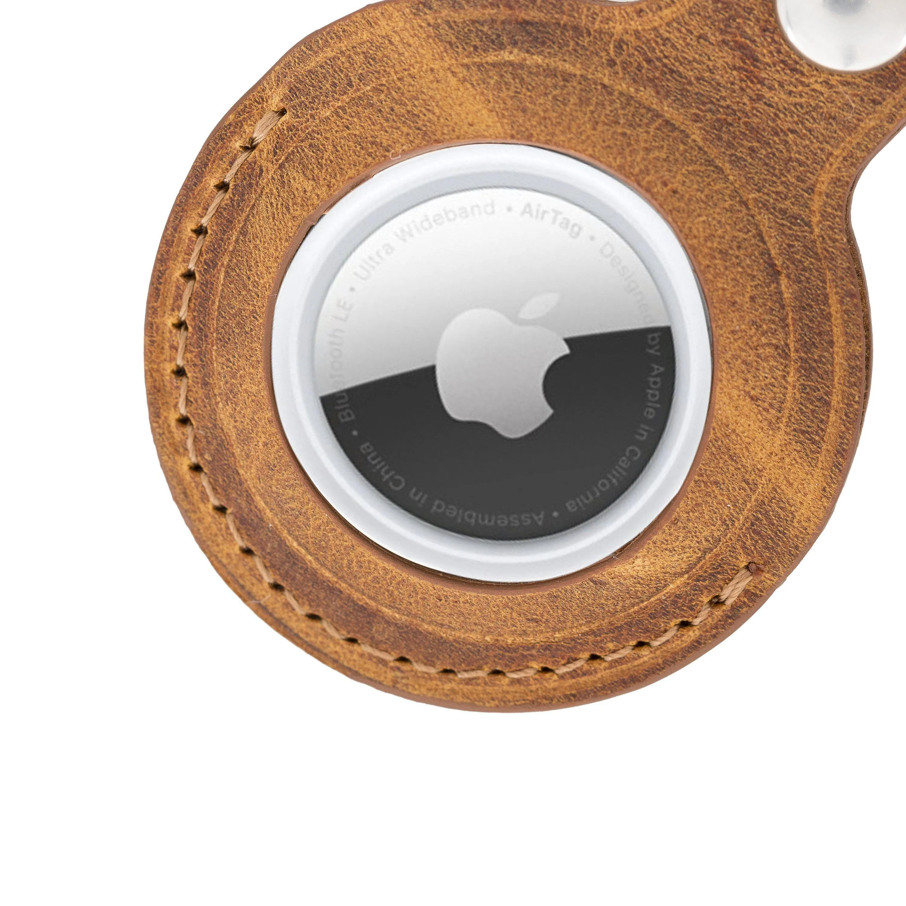 Arta Genuine Leather Keychain for Apple Airtag
