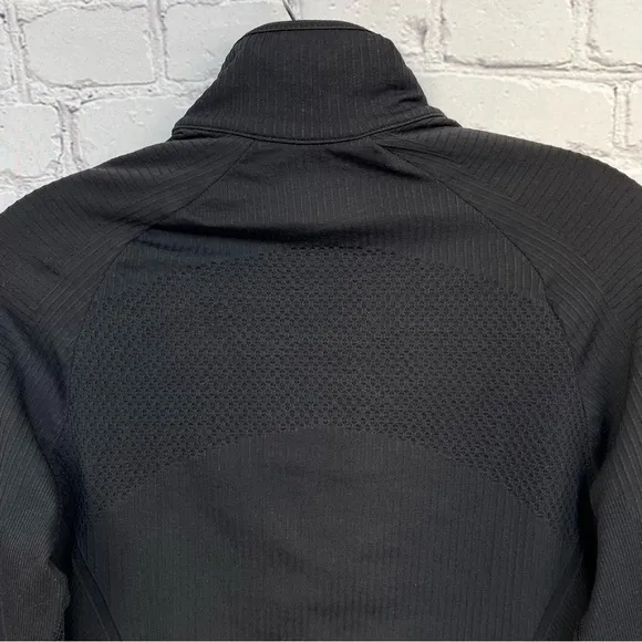 Athleta Insulated Flurry Primaloft Full Zip Quilted Jacket Black Sz M