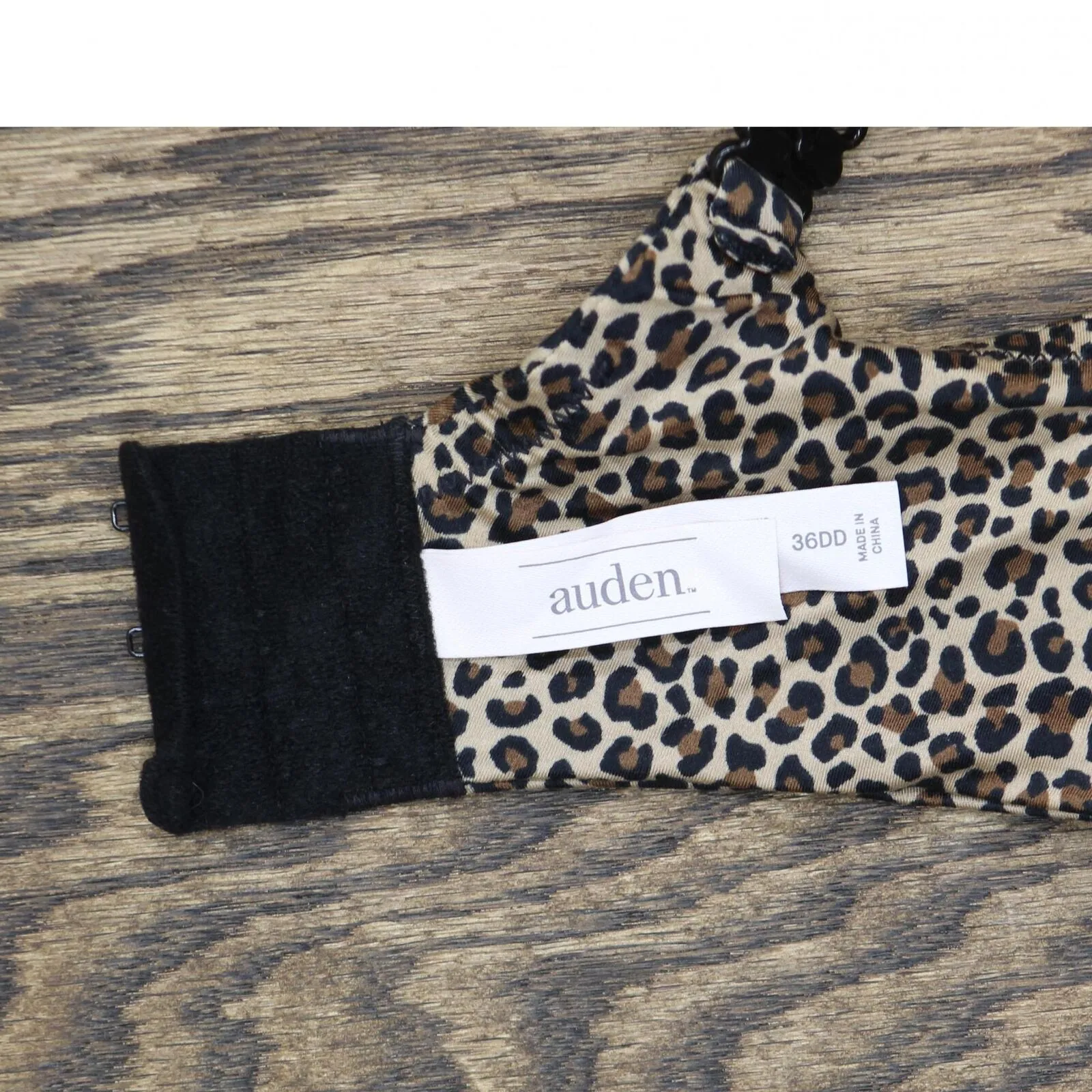 Auden Womens Underwired T-Shirt Bra 1645fc388433b1 Animal Print Brown 36DD