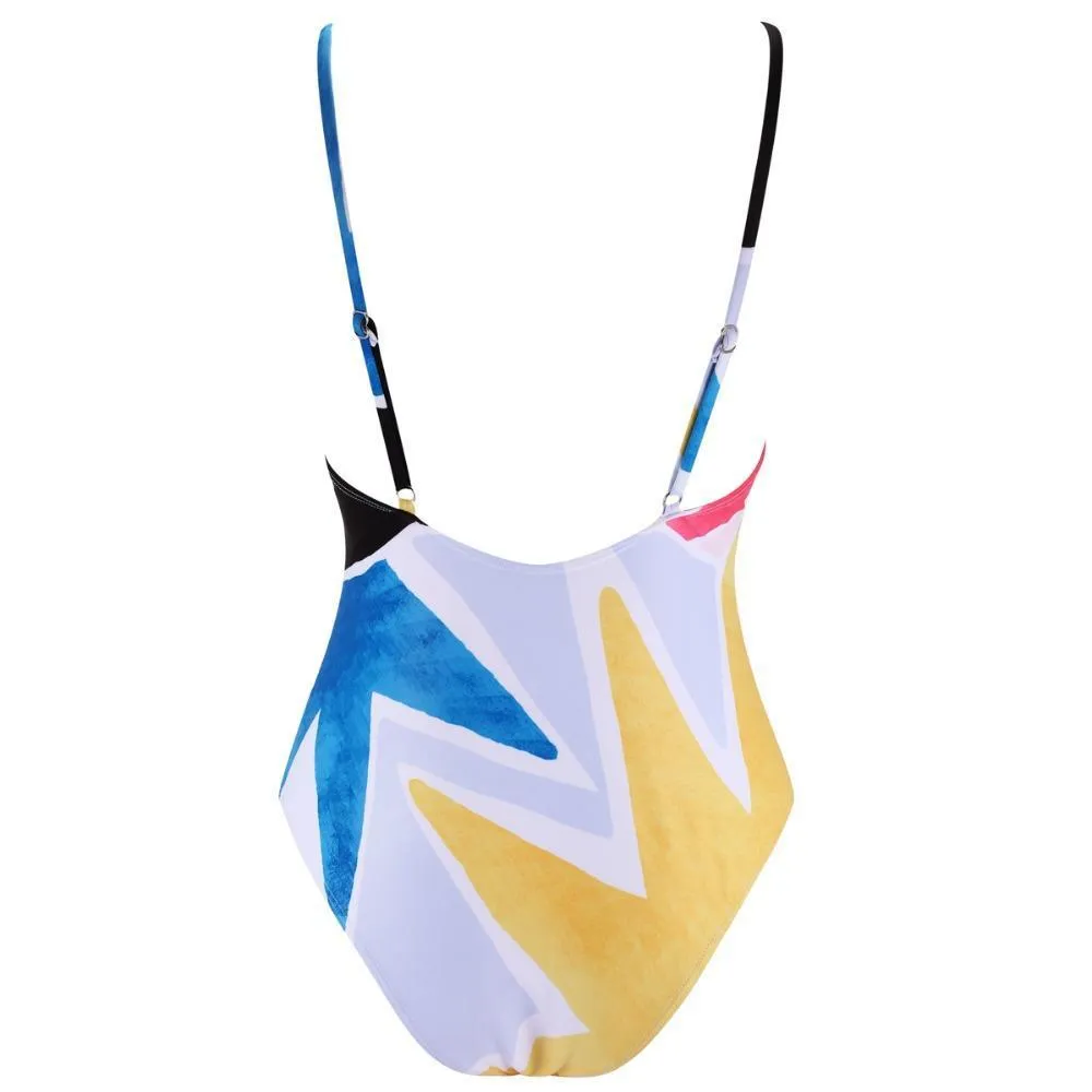 Backless One Piece Beachwear