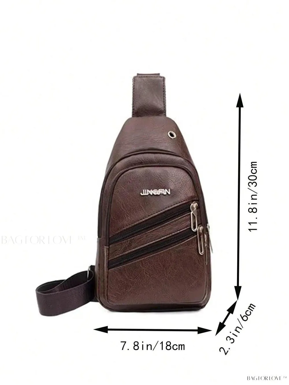 BagForLove - Essential Travel Backpack with Shoulder Strap and Crossbody Option