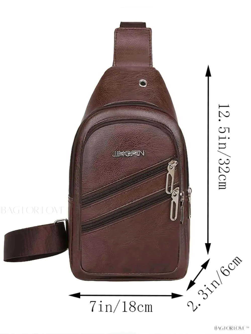 BagForLove - Essential Travel Backpack with Shoulder Strap and Crossbody Option