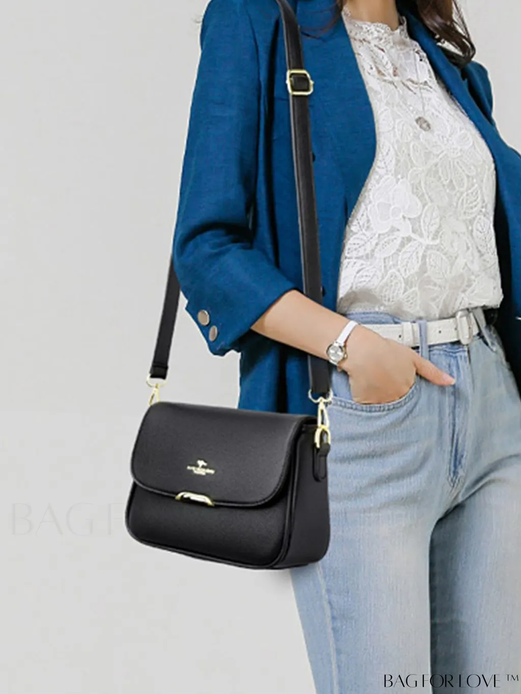 BagForLove - Stylish Vintage Womens Leather Tote: Spacious & Versatile Handbag with Crossbody Option