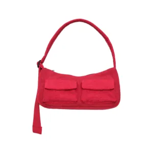 Baggu Cargo Shoulder Bag, Candy Apple