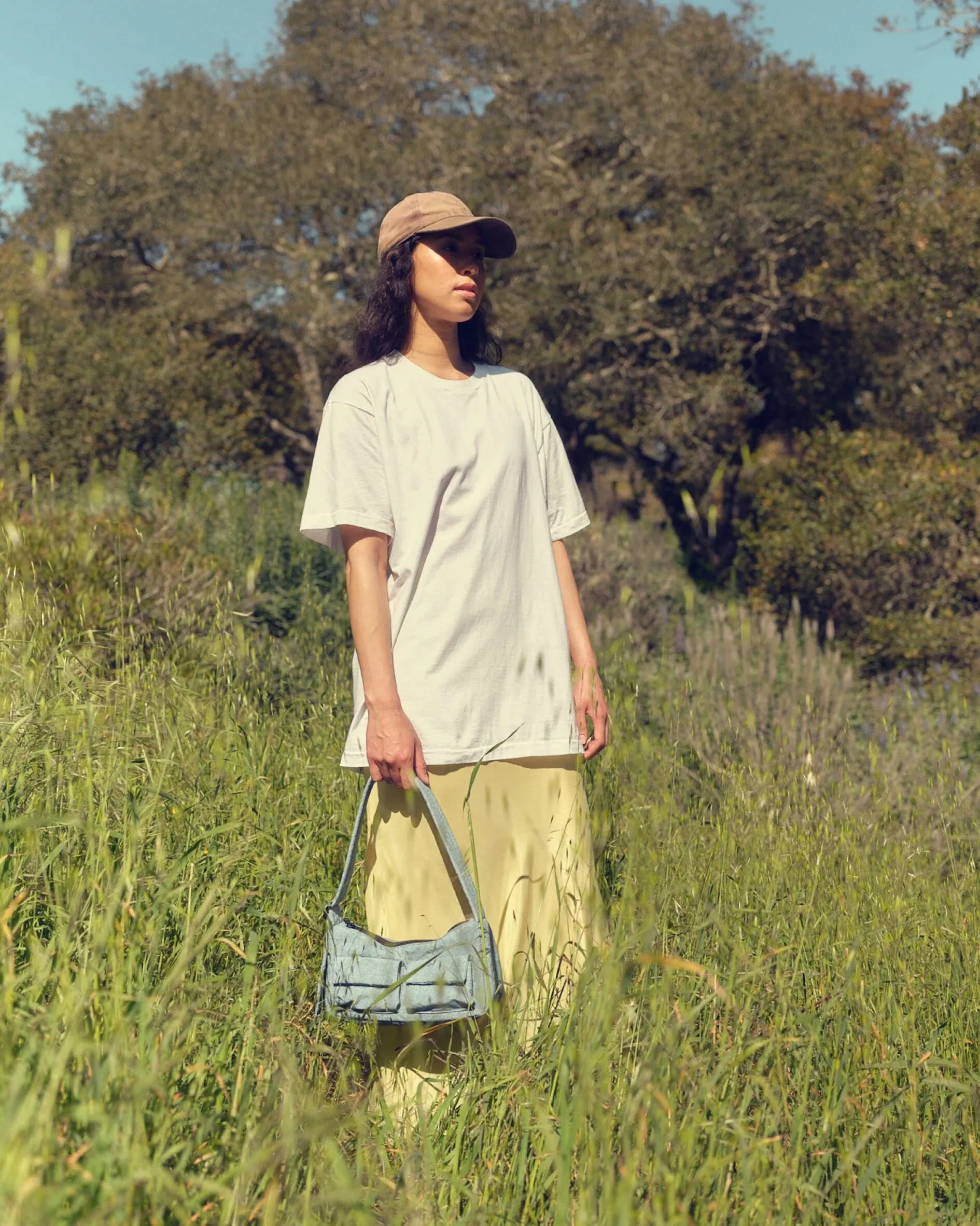 Baggu Cargo Shoulder Bag - Digital Denim