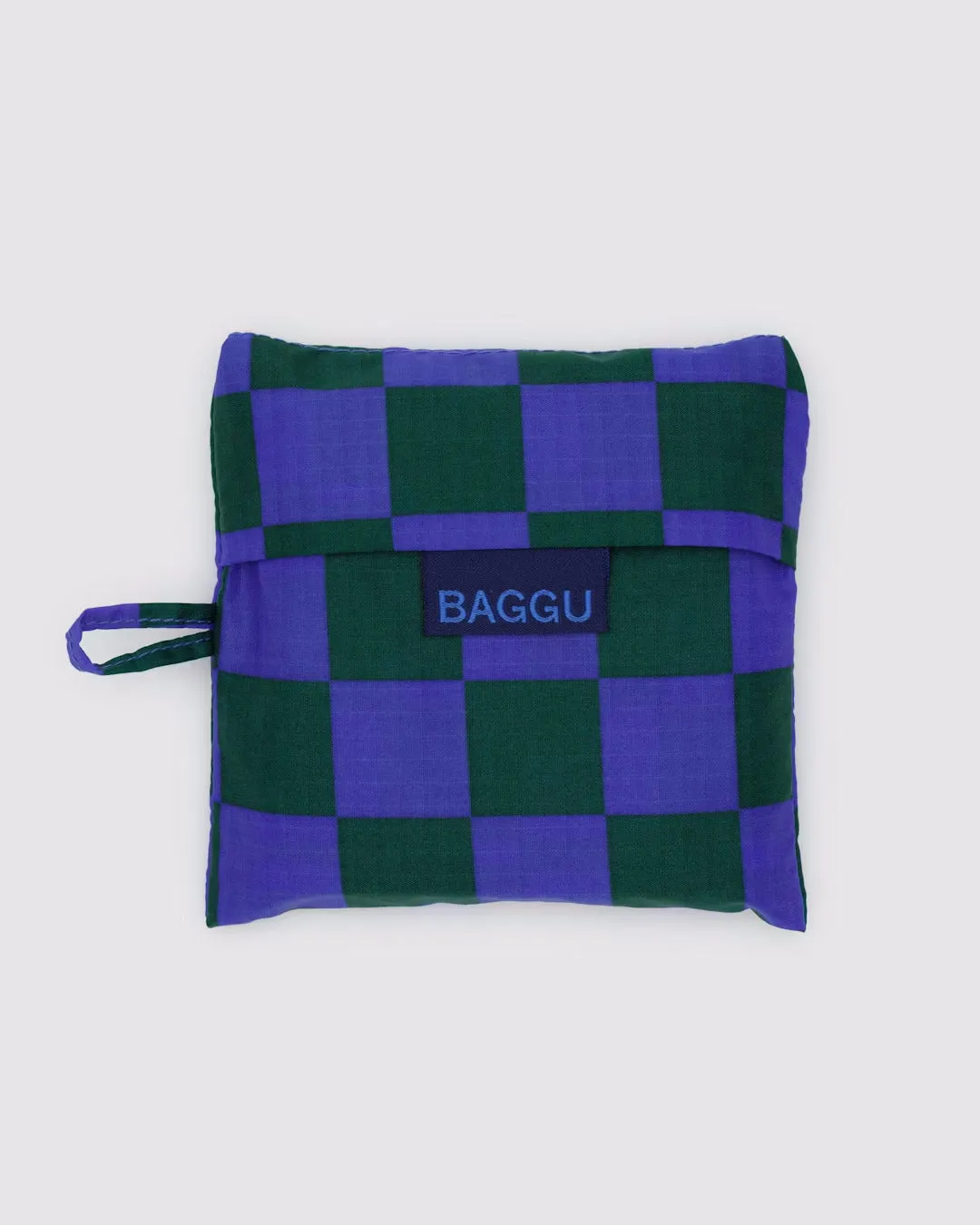 Baggu Standard Reuseable Bag - Iris Green Check