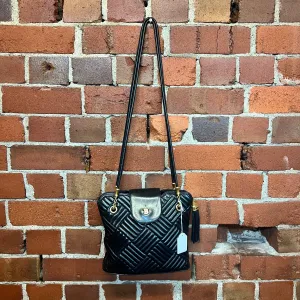 BALLY criss-cross leather handbag