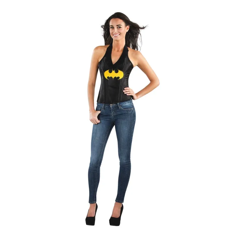 Batgirl Leather-Look Corset-Adult