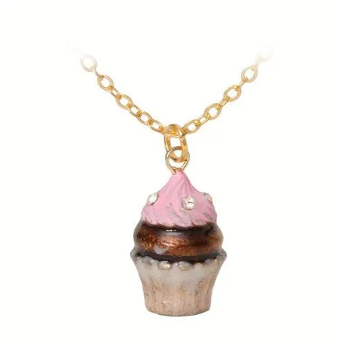 Bejeweled Enameled & Crystal Cupcake Trinket Box