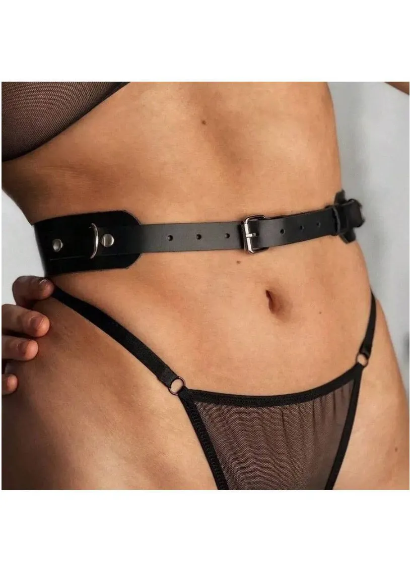 Belt Faux Leather Handcuffs