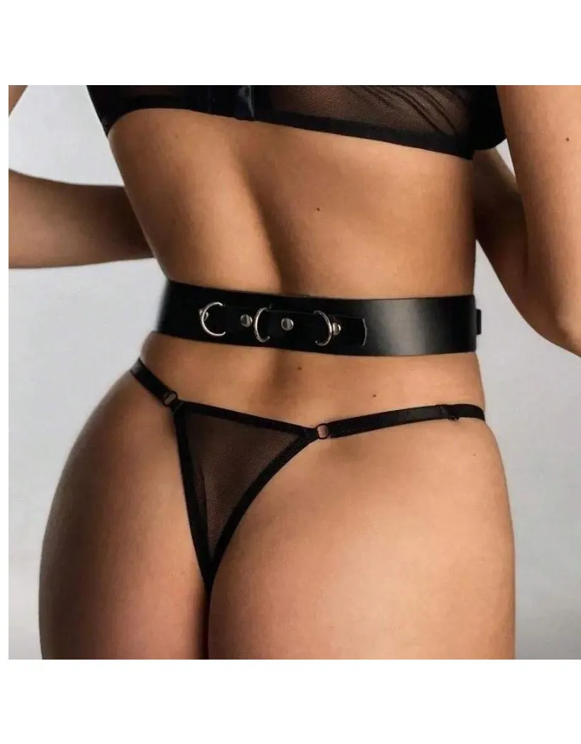 Belt Faux Leather Handcuffs