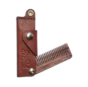 Big Red Beard Comb - Leather Double Deuce No.22L – Whiskey