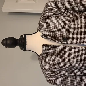 Bill Blass Vintage Wool Houndstooth Jacket Blazer USA 🇺🇸  Made Womens Size 8