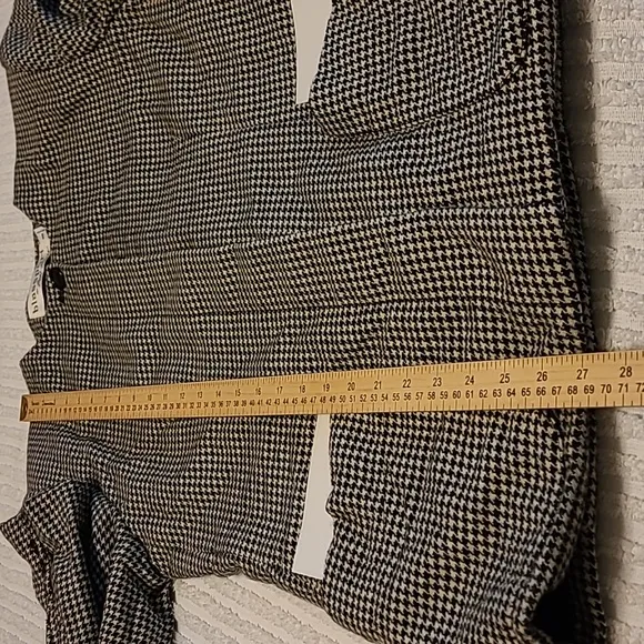 Bill Blass Vintage Wool Houndstooth Jacket Blazer USA 🇺🇸  Made Womens Size 8