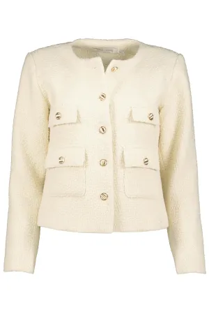 Bishop & Young Delfina Crop Jacket-Ivory