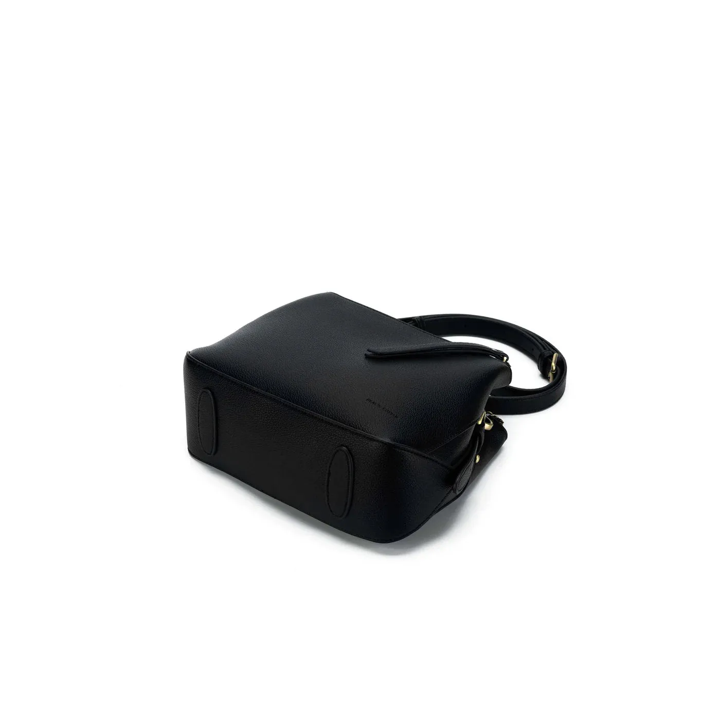 Black Caviar Cross Body Bag | Daniella