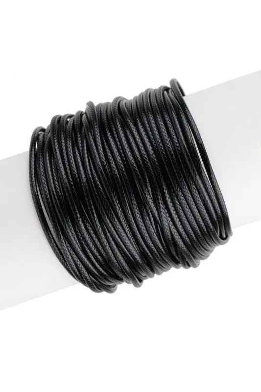 Black Magnetic Cuff Bracelet