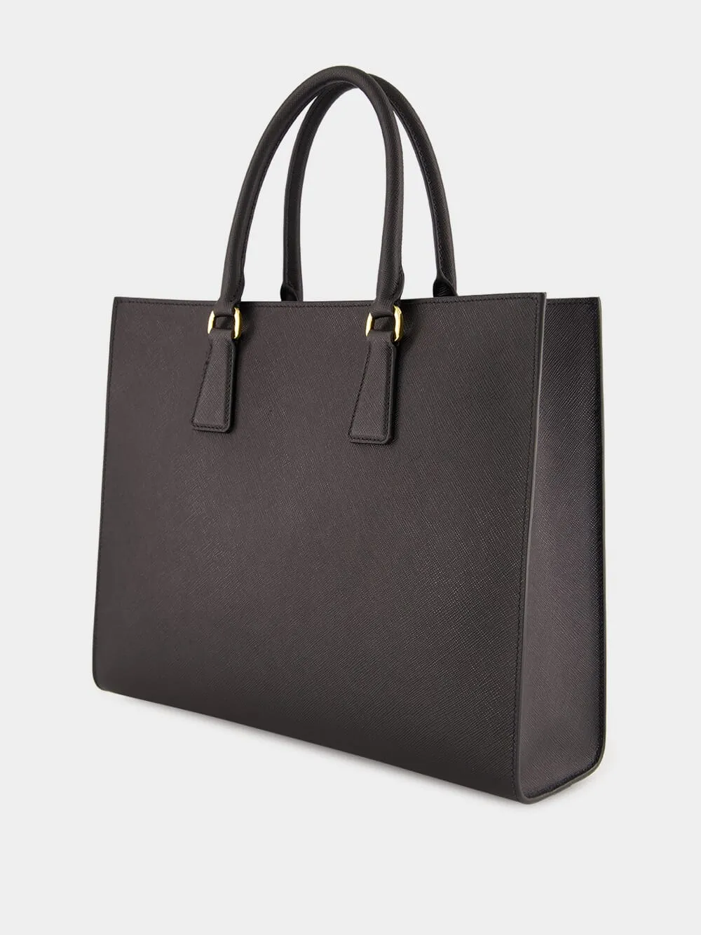Black Medium Galleria Saffiano Bag