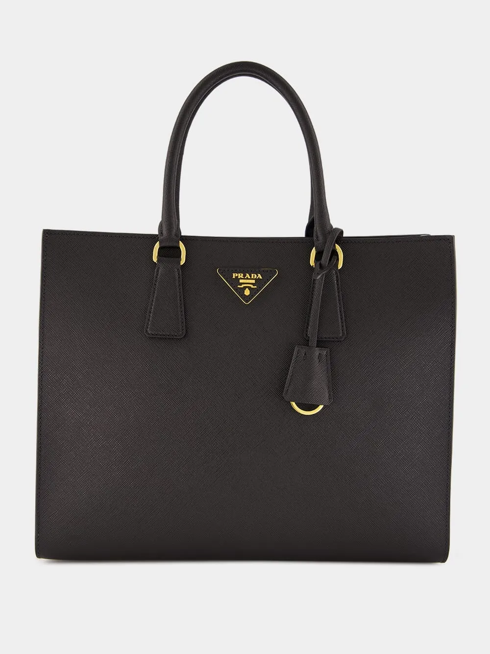 Black Medium Galleria Saffiano Bag