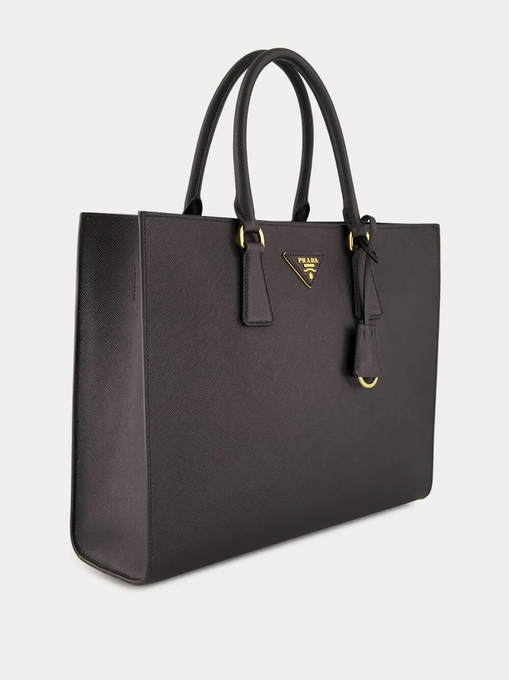 Black Medium Galleria Saffiano Bag