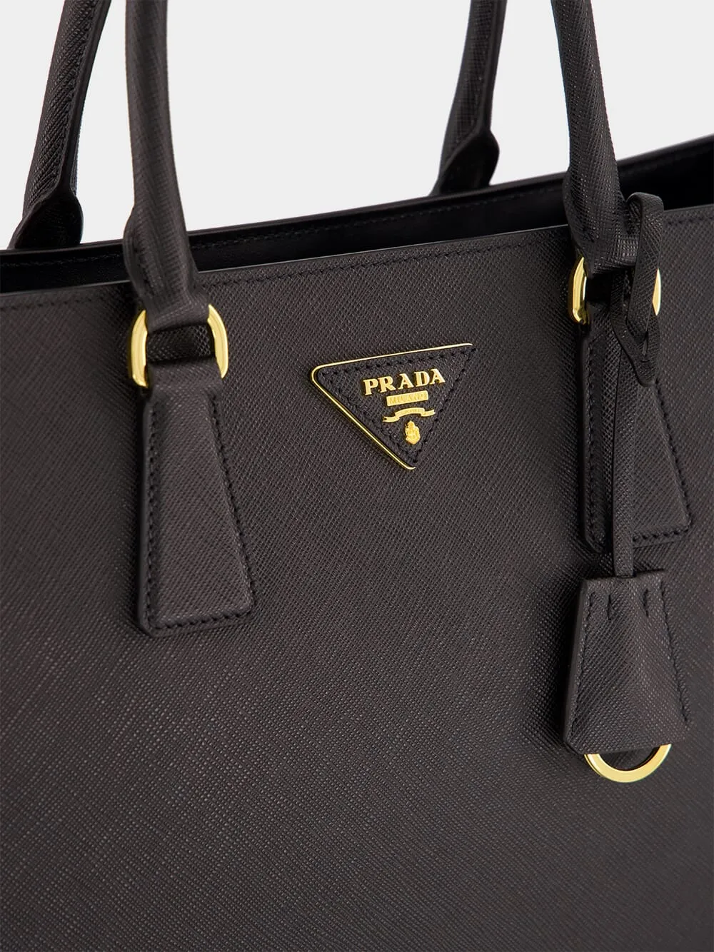 Black Medium Galleria Saffiano Bag