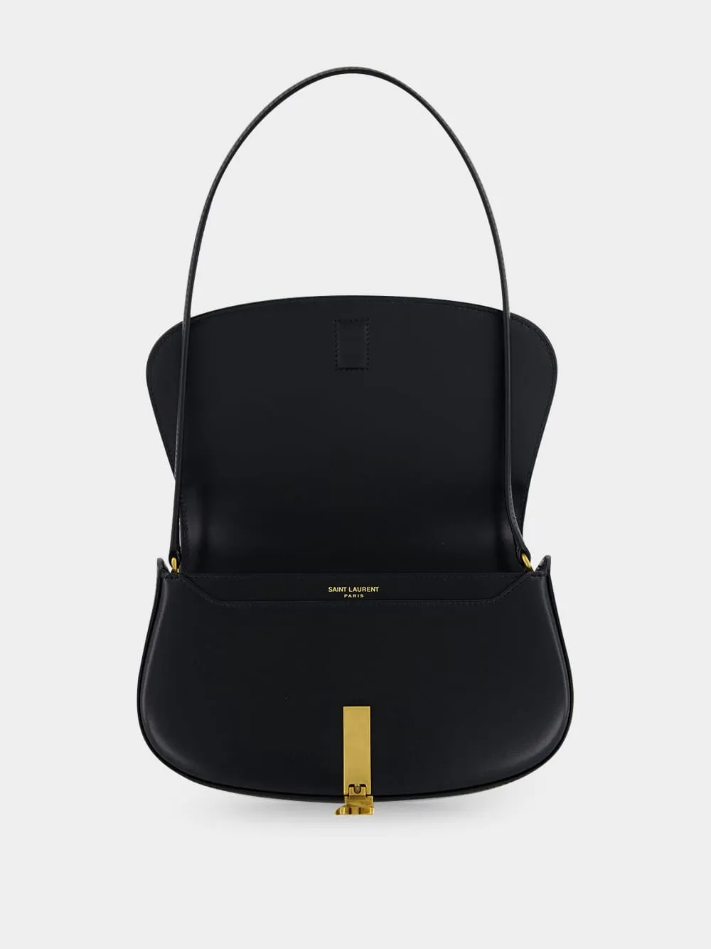 Black Mini Voltaire Leather Bag