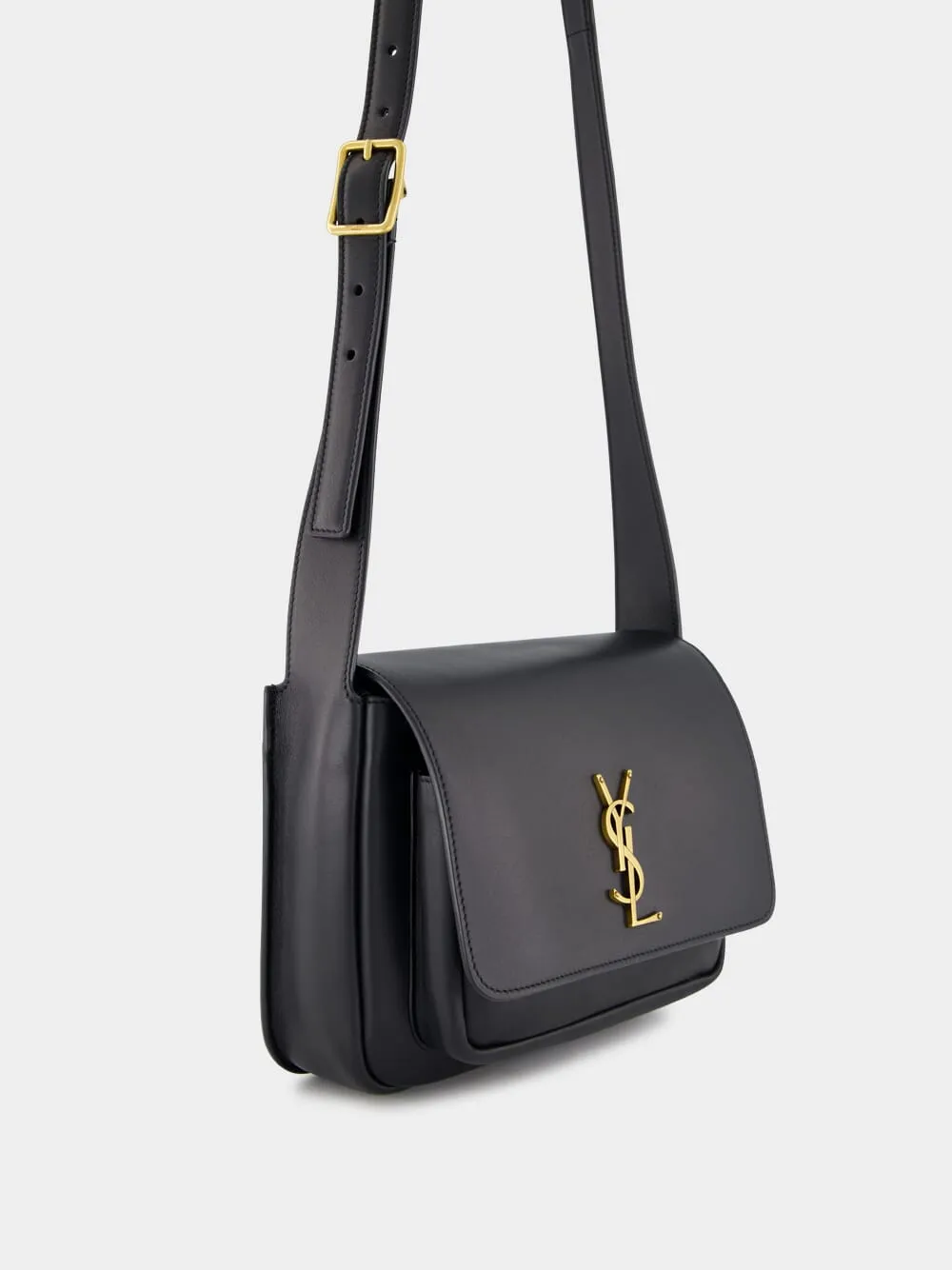 Black Niki Satchel in Leather