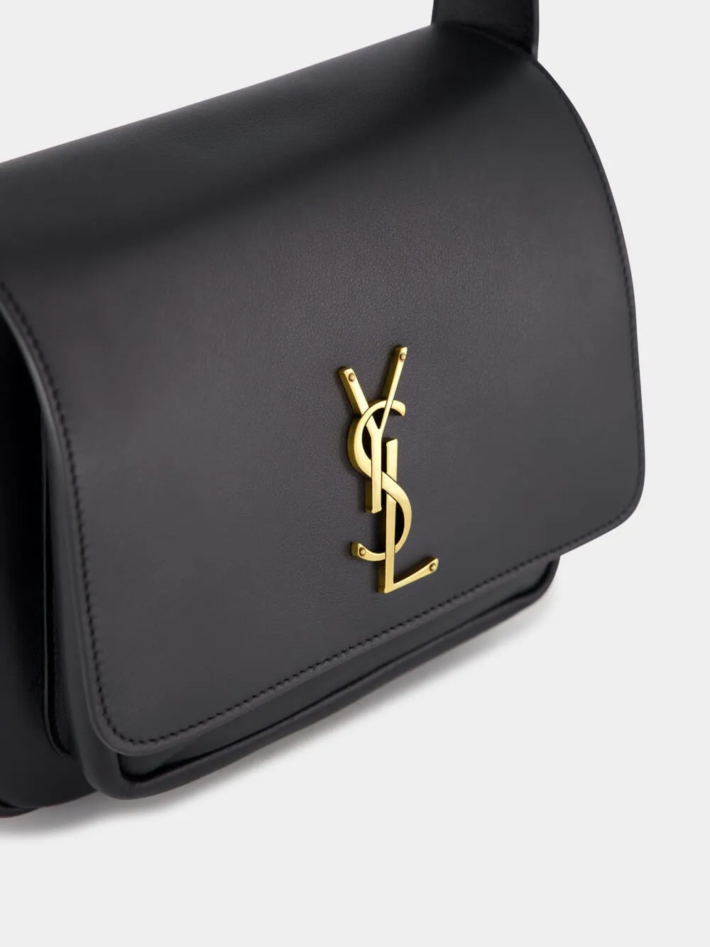 Black Niki Satchel in Leather