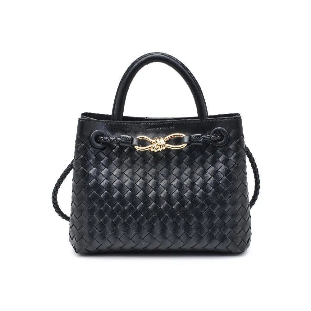 Blakely Woven Crossbody - Black